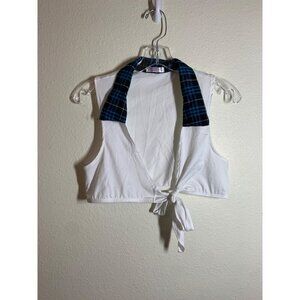 AVID Love Womens Sexy Crop Top White Size Medium AD3
